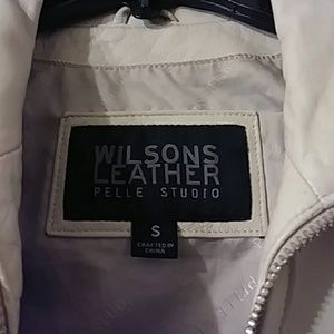 Wilsons Leather Cream Jacket